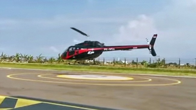 Helikopter punya Dwi Hartono. [Youtube]